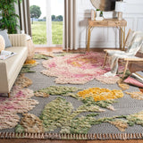 Safavieh Kenya 6'-0" x 9'-0" Rug in Pink / Dark Grey