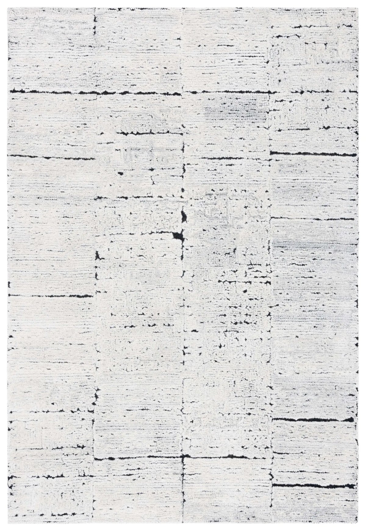 Safavieh Kenya 4'-0" x 6'-0" Rug in Ivory / Black