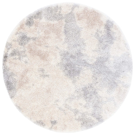 Safavieh Cloud Shag 6'-7" x 6'-7" Rug in Ivory / Grey