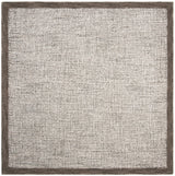 Safavieh Abstract 6'-0" x 6'-0" Rug in Brown / Ivory