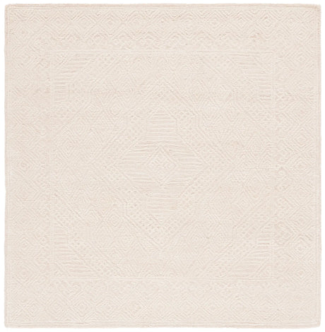 Safavieh Textural 6'-0" x 6'-0" Rug in Beige / Blush