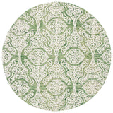 Safavieh Blossom 6'-0" x 6'-0" Rug in Green / Ivory
