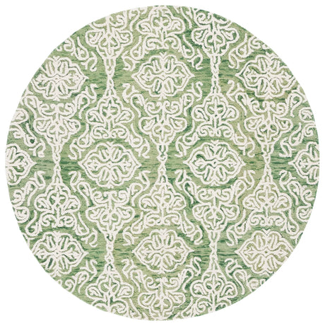 Safavieh Blossom 6'-0" x 6'-0" Rug in Green / Ivory