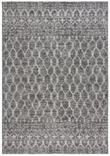 Safavieh Courtyard 8'-0" x 11'-0" Rug in Black / Grey