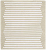 Safavieh Montauk 6'-0" x 6'-0" Rug in Light Green / Ivory