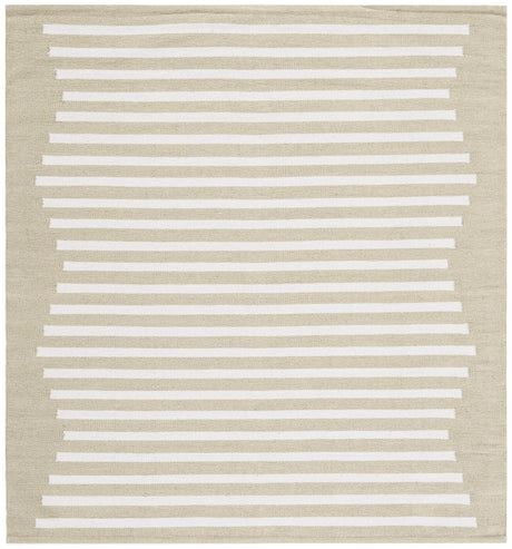 Safavieh Montauk 6'-0" x 6'-0" Rug in Light Green / Ivory