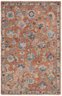Safavieh Blossom 4'-0" x 6'-0" Rug in Rust / Blue