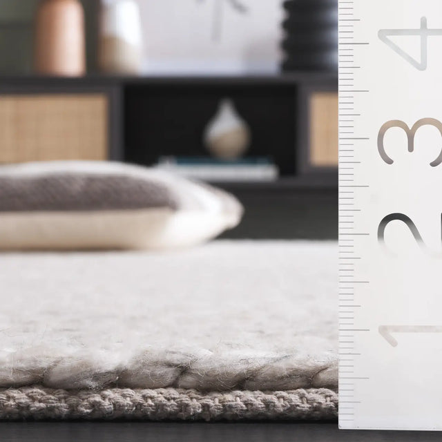 Safavieh Natura 4'-0" x 6'-0" Rug in Light Grey / Beige