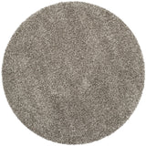 Safavieh Milan Shag 5'-1" x 5'-1" Rug in Grey