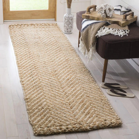 Safavieh Natural Fiber 2'-3" x 10'-0" Rug in Ivory / Natural
