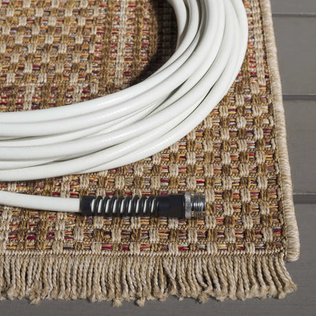 Safavieh Wicker 4'-0" x 6'-0" Rug in Natural / Brown