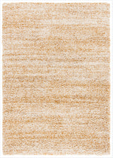 Safavieh Hudson Shag 4'-0" x 6'-0" Rug in Ivory / Gold