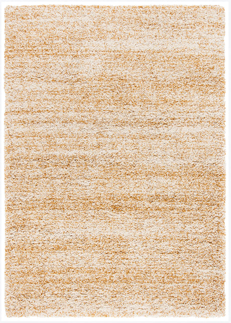 Safavieh Hudson Shag 4'-0" x 6'-0" Rug in Ivory / Gold