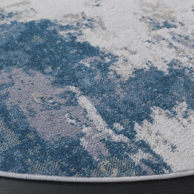 Safavieh Bayside 6'-7" x 6'-7" Rug in Blue / Grey