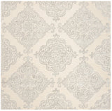 Safavieh Glamour 6'-0" x 6'-0" Rug in Ivory / Silver