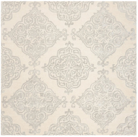Safavieh Glamour 6'-0" x 6'-0" Rug in Ivory / Silver
