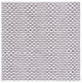 Safavieh Montauk 6'-0" x 6'-0" Rug in Charcoal / Ivory