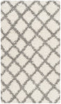 Safavieh Sgd-Dallas Shag 3'-0" x 5'-0" Rug in Ivory / Grey