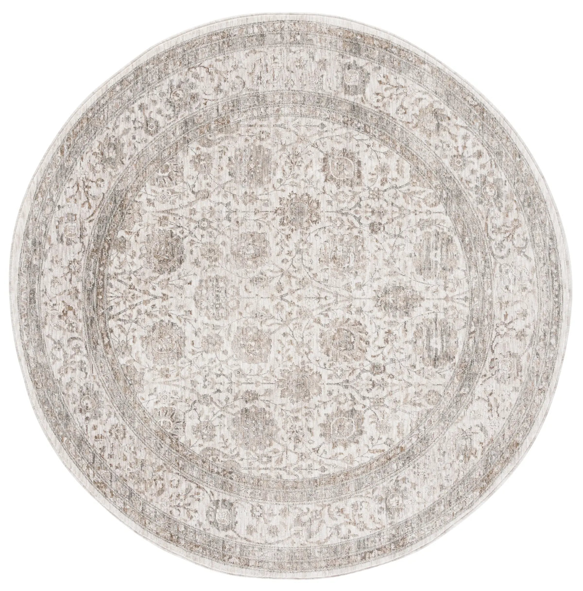 Safavieh Mason 100 6'-3" x 6'-3" Rug in Ivory / Beige Grey