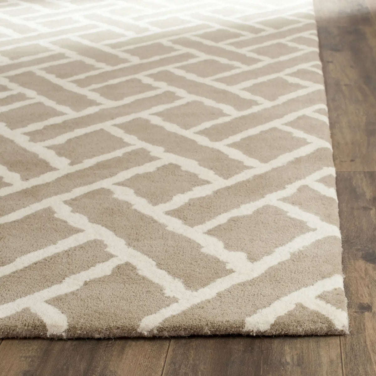 Safavieh Chatham 4'-0" x 6'-0" Rug in Beige / Ivory