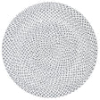 Safavieh Braided 3'-0" x 3'-0" Rug in Grey / Ivory