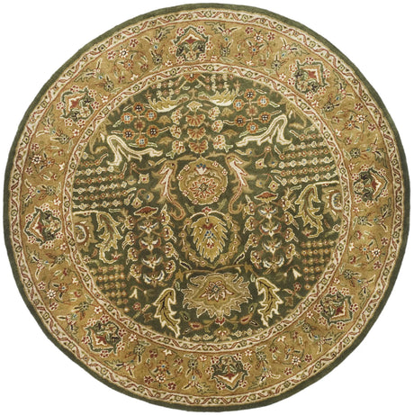 Safavieh Classic 6'-0" x 6'-0" Rug in Light Green / Gold
