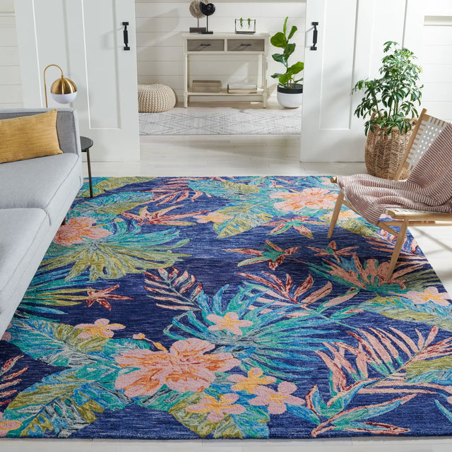 Safavieh Aspen 10'-0" x 14'-0" Rug in Blue / Pink