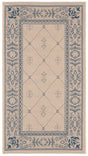 Safavieh Courtyard 2'-0" x 3'-7" Rug in Natural / Blue