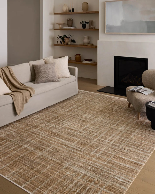 Loloi Wade Wae-03 Clay/Silver Rug - room scene 3
