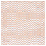 Safavieh Montauk 6'-0" x 6'-0" Rug in Orange / Ivory