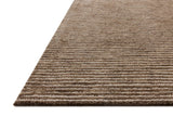 Loloi Sunday SUN-01 Mocha / Ivory Hand Tufted Rug - rug corner
