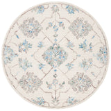 Safavieh Micro-Loop 5'-0" x 5'-0" Rug in Ivory / Grey