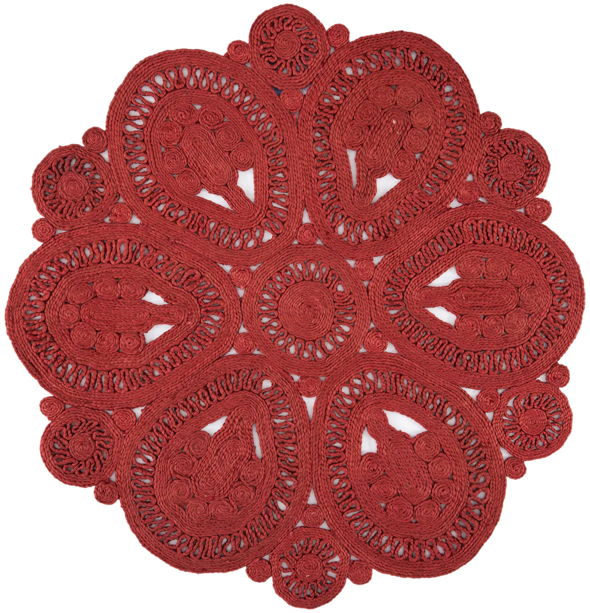 Safavieh Natural Fiber 5'-0" x 5'-0" Rug in Rust