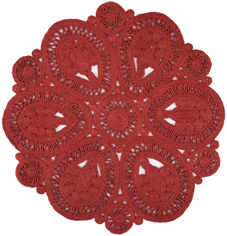 Safavieh Natural Fiber 5'-0" x 5'-0" Rug in Rust