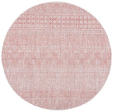 Safavieh Courtyard 6'-7" x 6'-7" Rug in Beige / Rust