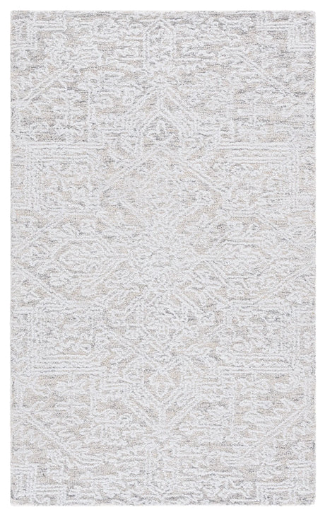 Safavieh Ebony 3'-0" x 5'-0" Rug in Ivory / Silver