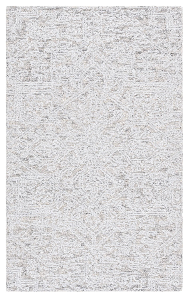 Safavieh Ebony 3'-0" x 5'-0" Rug in Ivory / Silver
