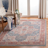 Safavieh Kenitra 600 4'-0" x 6'-0" Rug in Blue / Red