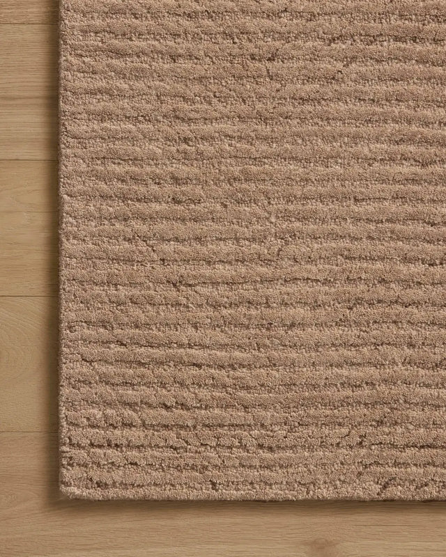 Loloi Kai KAI-01 Blush Rug - corner on wood