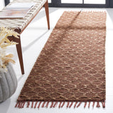 Safavieh Cape Cod 2'-3" x 8'-0" Rug in Rust / Natural