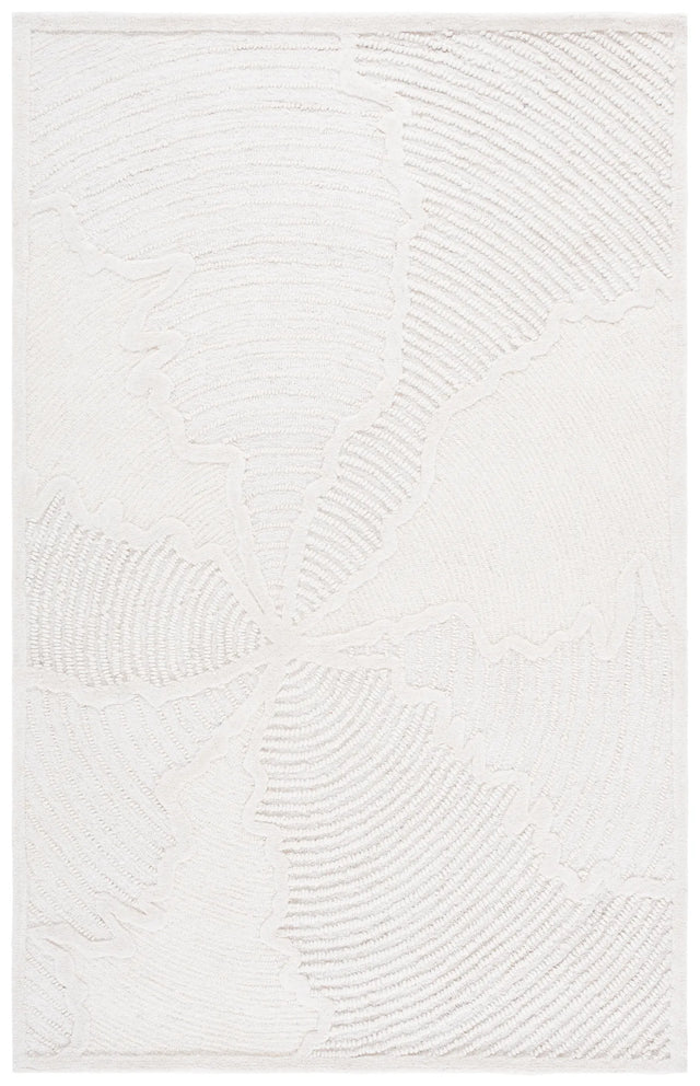 Safavieh Abstract 4'-0" x 6'-0" Rug in Ivory