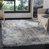 Safavieh Galaxy 4'-0" x 6'-0" Rug in Charcoal / Blue