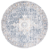 Safavieh Moondust 600 6'-0" x 6'-0" Rug in Ivory / Blue