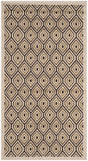 Safavieh Veranda 2'-7" x 5'-0" Rug in Cream / Chocolate