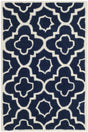 Safavieh Chatham 2'-0" x 3'-0" Rug in Dark Blue / Ivory