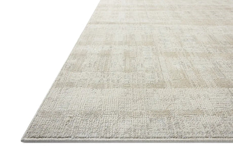 Loloi Roxie ROX-05 Contemporary Power Loomed Ivory, Natural Rug - rug corner