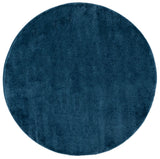 Safavieh Penelope Shag 6'-7" x 6'-7" Rug in Navy