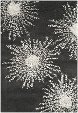 Safavieh Soho 2'-0" x 3'-0" Rug in Charcoal / Ivory