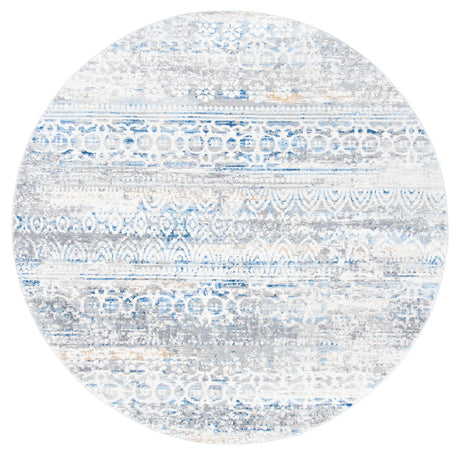 Safavieh Amelia 6'-7" x 6'-7" Rug in Grey / Blue