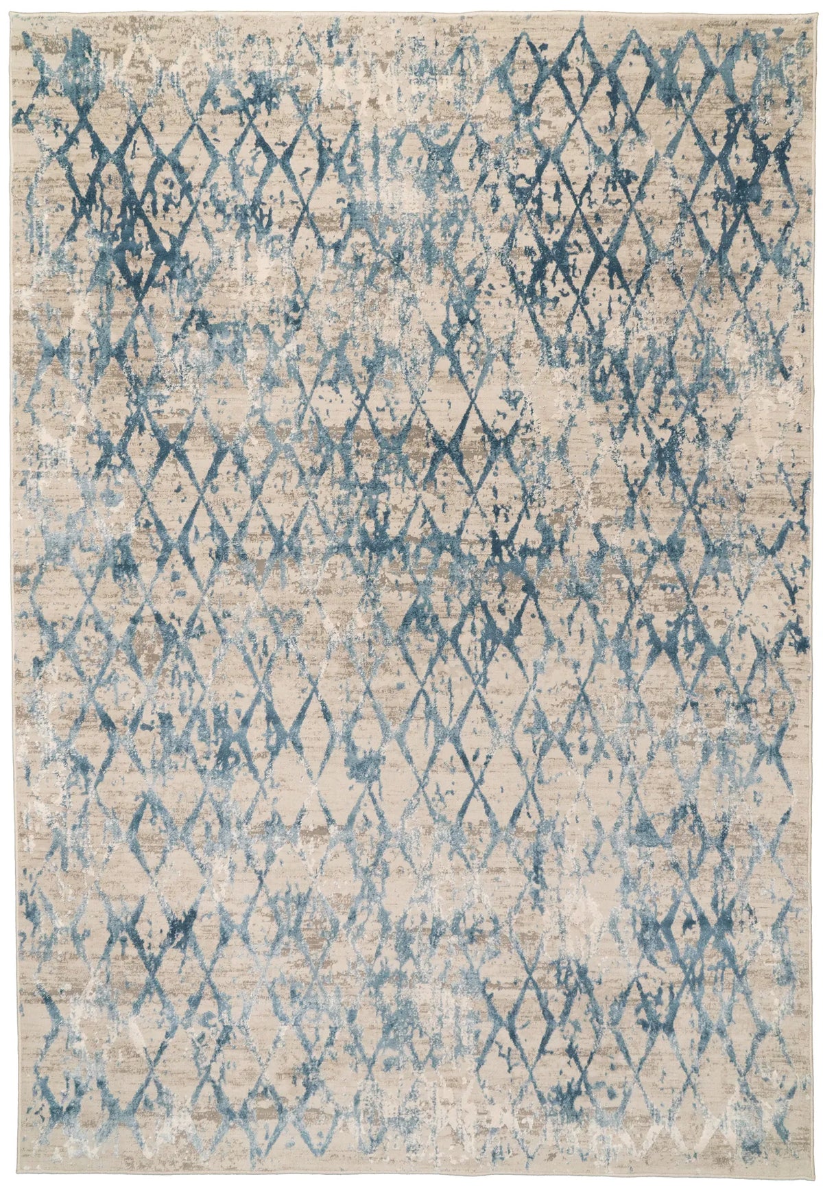 Dynamic Rugs Quartz 27039 Ivory / Blue Rugs - Rectangular